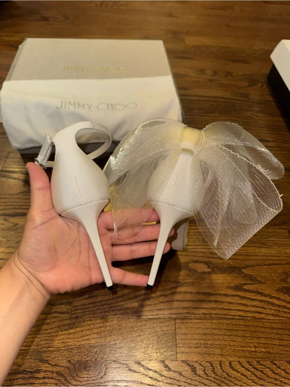 Size 42 Jimmy Choo Aveline 100 Sandal Latte